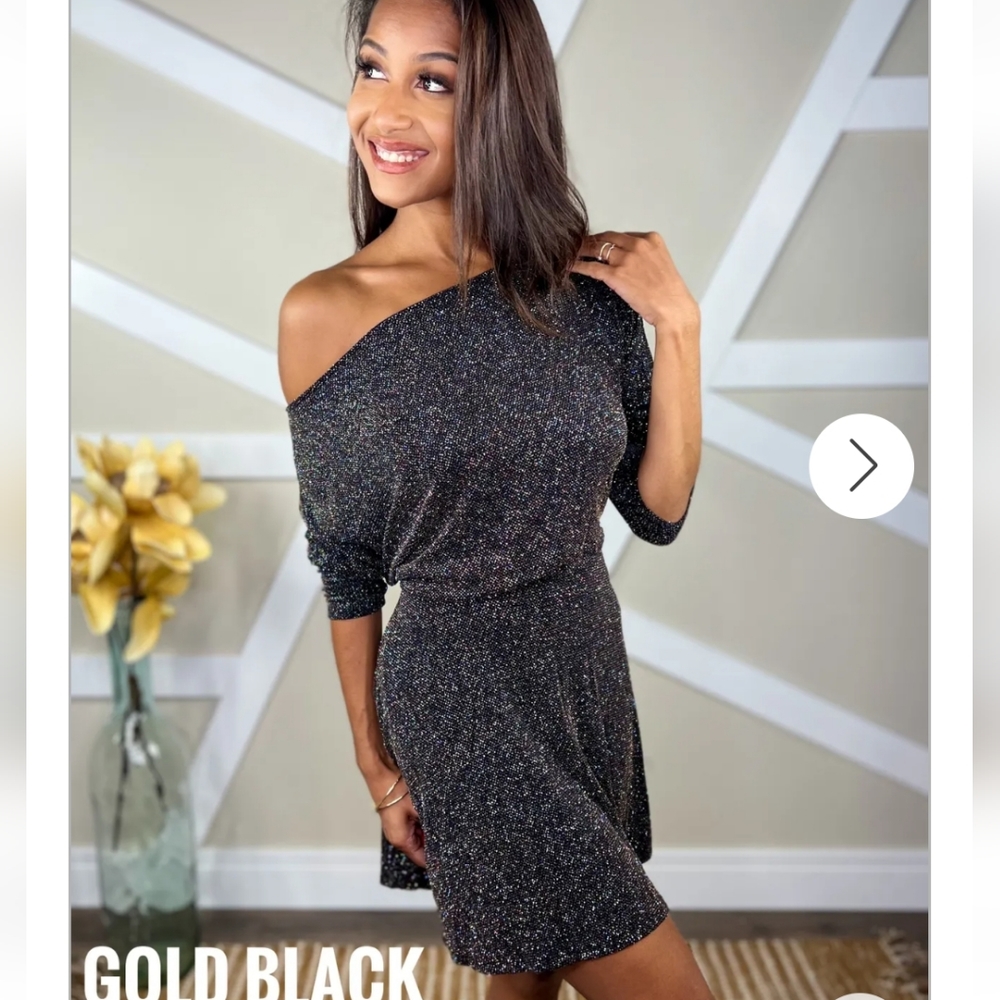 White Birch Sparkle dress